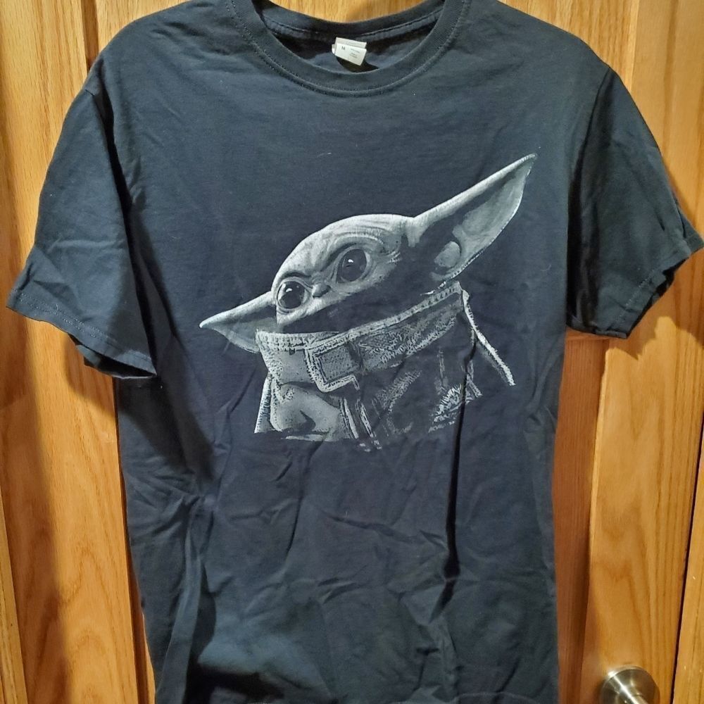 Black Short Sleeve Star Wars "The Child" T-shirt